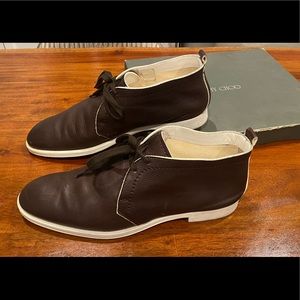 Men’s Jimmy Choo shoes - unlined grainy calf chocolate size EU 45 / US 11-11.5